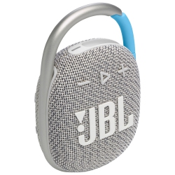 JBL - Clip 4 Eco Waterproof Bluetooth Wireless Speaker - In White