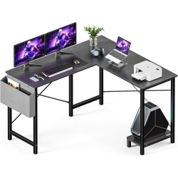 SVEN & SON L Shaped Computer Desk Corner Gaming Desk Home Office Writing Table Workstation