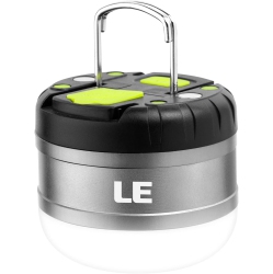 LEPRO Le USB Rechargeable Led Camping Lantern, 310Lm Outdoor Portable Tent Light \w Magnet, 3000Mah Power Bank, 5 Lighting Modes, Waterproof