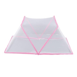 ISTAR Classic Mosquito Net Baby Mosquito Net | Bottomless Net for Infants, for Safe & Easy Use | Ensures Your Baby's Safe Sleep -Pink