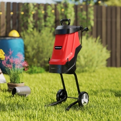 COSTWAY Ironmax 15 Amp Leaf Shredder Mulcher With Plunger & Collection Bag Wheels for Branches