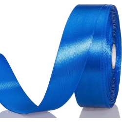 ISTAR 5 Pack Satin Ribbon Polyester Satin Ribbons for Gift Wrapping, Diy Crafts, Weddings Invitations, Flower Bouquet, Home Decor -Blue