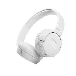 JBL - Tune 660Nc Active Noise Cancelling Wireless On-Ear Headphones (White)