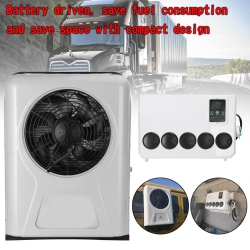TOPTENG 12V 12000 Btu Truck Cab Rv Air Conditioner Split Ac Fits Semi Trucks Bus Caravan