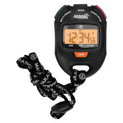 MEHIAZ Marathon Adanac Professional Stopwatch Timer With Digital Backlight Display, Waterproof, Dustproof, Shock Resistant In Black