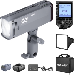 NEEWER Refurbished (Excellent) - Q3 200Ws 2.4G Ttl Flash (2Nd Version), 1/8000 Hss Strobe Light Photography Monolight \w Qpro-C Trigger Compatible