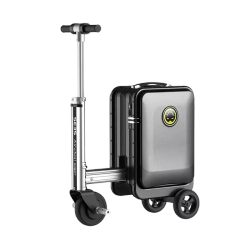 AIRWHEEL Se3S Smart Ride-On Luggage Suitcase (Bluetooth, USB, Removable Battery, Tsa-Approved) - In Black