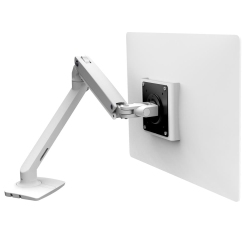 ERGOTRON Mxv Desk Monitor Arm With 2-Piece Clamp - - (45-486-216) In White