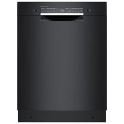 Open Box - Bosch 300 Series 24" 46dB Built-In Dishwasher w/SS Tub (SGE53C56UC) - Black - Scratch & Dent