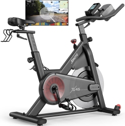 JOROTO X4S Bluetooth Exercise Bike Indoor Cycling Bike \w Readable Magnetic Resistance And Belt Drive Stationary Bikes 330 Pounds Capacity 44 Days