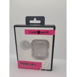 CASE MATE Case-Mate Case for Airpods With Ring Clip & Neck Strap Clear With Giltter
