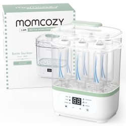 MOMCOZY Bottle Sterilizer And Dryer, 8-In-1Electric Steam Baby Bottle Sterilizer for Baby Bottles, Baby Stuffs & Breast Pump Accessories