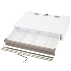 ERGOTRON Carefit Pro Single Drawer - White/warm - (98-487) In Grey