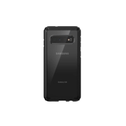 SPECK Presidio V-Grip Case for Samsung Galaxy S10+ | Color: Clear/black