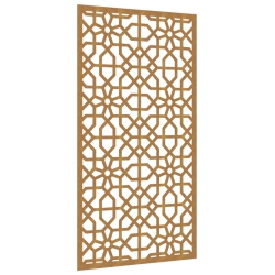 VIDAXL Garden Wall Decoration 105X55 Cm Corten Steel Moorish Design
