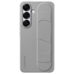 Samsung Standing Grip Fitted Hard Shell Case for Galaxy S25 - White