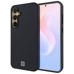 Incipio Sensor Silicone Fitted Soft Shell Case w/ Lens Protector for Galaxy S25 - Black