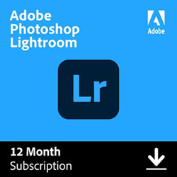 Adobe Photoshop Lightroom (PC/Mac) - 1 User - 1 Year - Digital Download