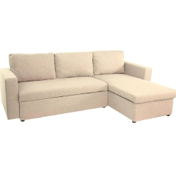 UPMODERNE Austin Sectional Sofa Bed With Storage - In Beige