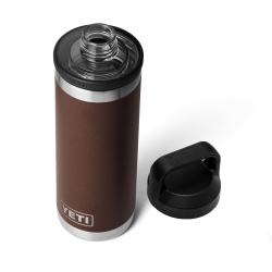 YETI Rambler 18 OZ Bottle, Vacuum Insulated, Stainless Steel With Chug Cap, Wetlands In Brown