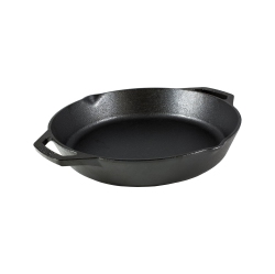 LODGE L10Skl Dual-Handle Cast Iron Pan 12" In Black