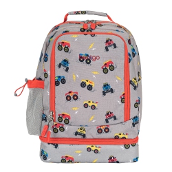 BENTGO Kids Prints 2-In-1 Backpack & Insulated Lunch Bag (Trucks)