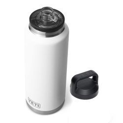 YETI Rambler 46 OZ Bottle, Vacuum Insulated, Stainless Steel With Chug Cap In White