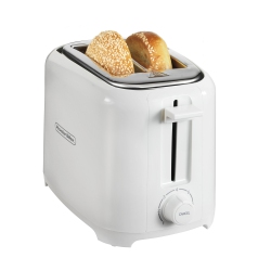 PROCTOR SILEX Wide Slots 2-Slice Toaster With Toast Boost, White, 22216Ps