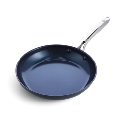 BLUE DIAMOND Diamond Cookware Hard Anodized Ceramic Nonstick, 10" Frying Pan Skillet, Pfas-Free, Dishwasher Safe, Oven Safe, G