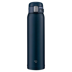 ZOJIRUSHI Water Bottle Direct Drinking [One-Touch Open] Stainless Mug 600Ml Sm-Sf60-Ad In Navy