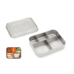 BITS KITS Stainless Steel Bento Box, Lunch And Snack Container, 5 Sections