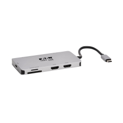 TRIPP LITE USB-C Dock - Black (U442-Dock8-Gg) In Gray