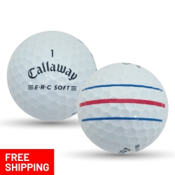 MULLIGAN GOLF BALLS 48 Callaway Erc Soft Triple Track 5A Recycled Used Golf Balls
