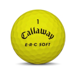 MULLIGAN GOLF BALLS 48 Callaway Erc Soft Triple Track 5A Recycled Used Golf Balls In Yellow