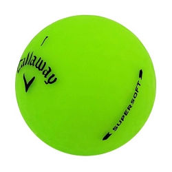 MULLIGAN GOLF BALLS 48 Callaway Supersoft 5A Recycled Used Golf Balls In Green