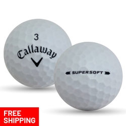 MULLIGAN GOLF BALLS 24 Callaway Supersoft Pristine Recycled Used Golf Balls