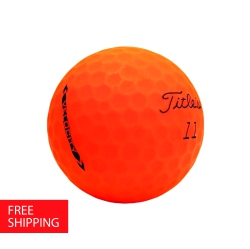MULLIGAN GOLF BALLS 48 Titleist Velocity Matte 5A Recycled Used Golf Balls In Orange
