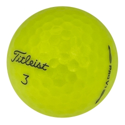 MULLIGAN GOLF BALLS 48 Titleist Pro V1 2023 5A Recycled Used Golf Balls In Yellow