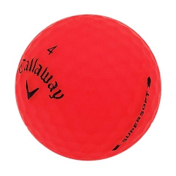 MULLIGAN GOLF BALLS 48 Callaway Supersoft 5A Recycled Used Golf Balls In Red