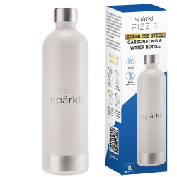 FIZZIT Stainless Steel Carbonation Bottle And Water Bottle | Compatible With Philips Carbonation Soda Maker And Aarke Soda Makers, Dishwasher Safe