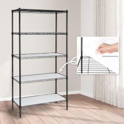 CAPHAUS Nsf Adjustable Height Wire Shelving Unit W/liner, Basement Storage Shelving, Metal Steel Storage Shelves, Garage Shelving Storage Organizer