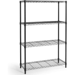 CAPHAUS Heavy-Duty Adjustable Height Wire Shelving Unit, Wire Rack Shelving, Metal Steel Storage Shelves, Garage Shelving Storage Organizer, Utility