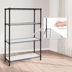 CAPHAUS Nsf Adjustable Height Wire Shelving Unit W/liner, Basement Storage Shelving, Metal Steel Storage Shelves, Garage Shelving Storage Organizer