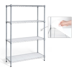 CAPHAUS Nsf Adjustable Height Wire Shelving W/liner, Basement Storage Shelving, Metal Steel Storage Shelving, Garage Shelving Storage Organizer