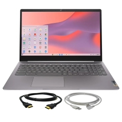 LENOVO Ideapad 3I Chromebook 15.6" Intel Celeron Laptop + USB Cable + HDMI Cable