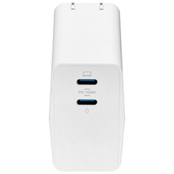 Insignia 100W 2-Port USB-C GaN Wall Charger (NS-PW31XC2W25-C) - Only at Best Buy
