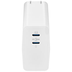 Insignia 140W 2-Port USB-C GaN Wall Charger (NS-PW3X4C2W25-C) - Only at Best Buy