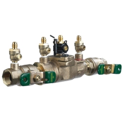WATTS 3/4 In. Bronze Double Check Valve Backflow Preventer Assembly Quarter Turn Shutoff With Freeze Sensor