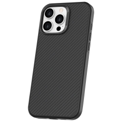 TUFF8 Refurbished (Good) Carbon Fibre Fitted Hard Shell Case for Iphone 16 Pro Max - T8Cf-Ip1604 In Black