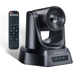 TONGVEO Refurbished (Excellent) - 3X Optical Zoom Ptz Camera Video Conference USB 1080P 128-Degree Wide-Angle - In Black